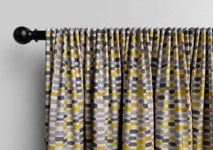 Batik, Saffron - Made to Measure Curtains - Image 9